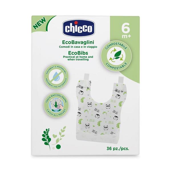 CHICCO BAVAGLINI MONOUSO COMPOST 36PZ