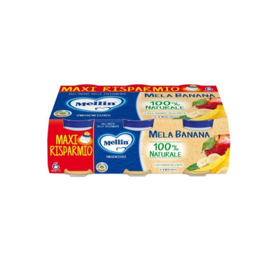 MELLIN OMOG MELA BANANA 6X100G