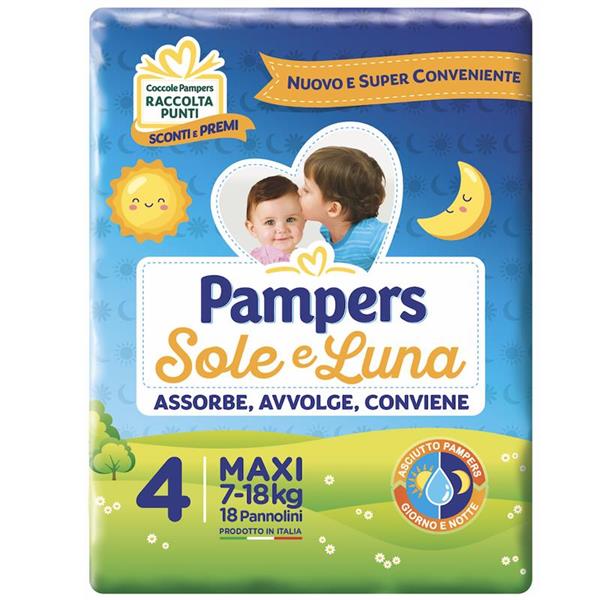 Shop Risparmio Casa - Pampers Pannolini Progressi Maxi Tg.4 7-18 kg 24 pz