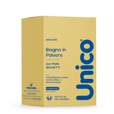 UNICO BAGNO IN POLVERE 10 BUSTE DA 15GR