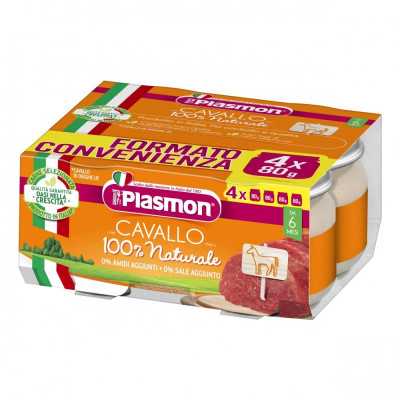 PLASMON OMOG CAVALLO 4X80G