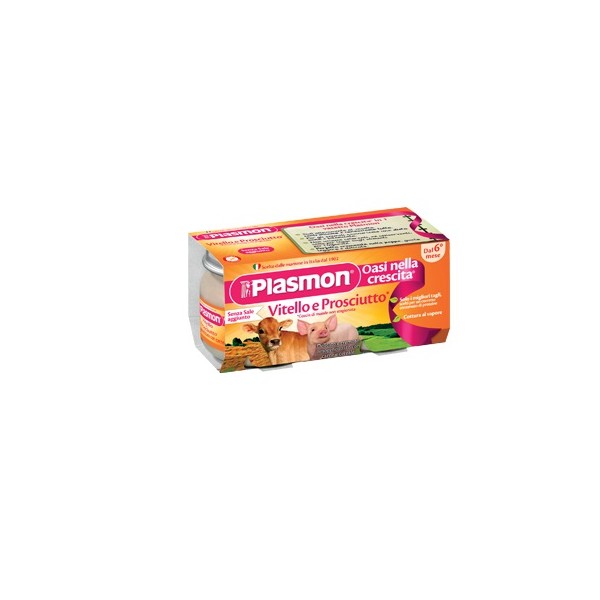 PLASMON OMOGENEIZZATO VITELLO PROSCIUTTO 4X80GR