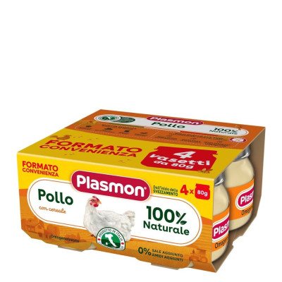 PLASMON OMOG POLLO 4X80G