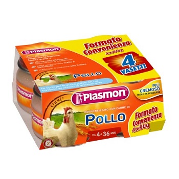 PLASMON OMOGENEIZZATO POLLO 4X80GR