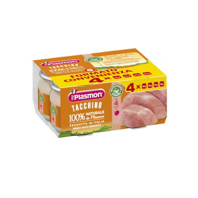 PLASMON OMOG TACCHINO 4X80G