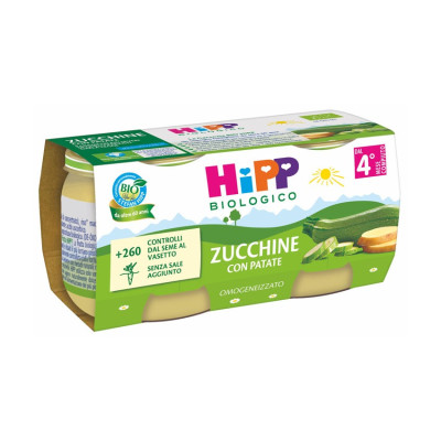 HIPP OMOGENEIZZATO ZUCCHINE CON PATATE 2X80GR