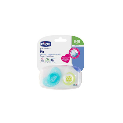 CHICCO SUCCHIETTO SILICONE BOY 6-12M 2PZ