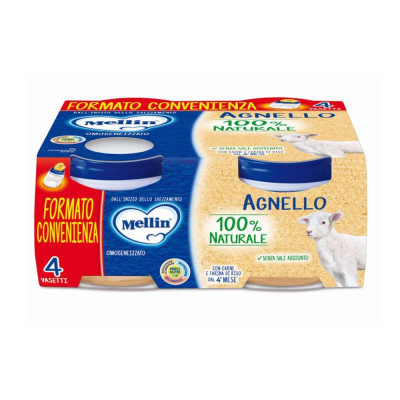 MELLIN OMOG AGNELLO 4X80G