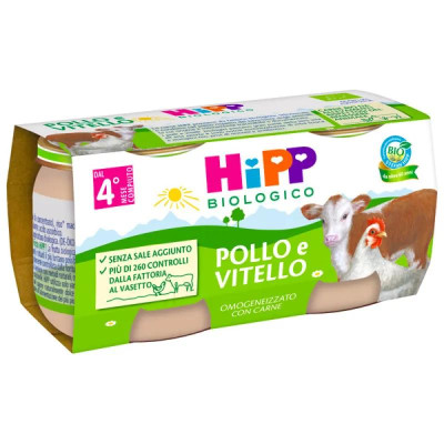 HIPP BIO OMOG POLLO VITEL2X80G