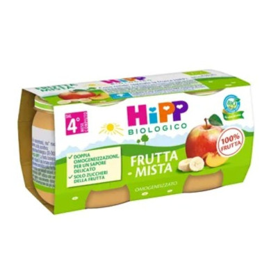 HIPP OMOGENEIZZATO FRUTTA MISTA 2X80G