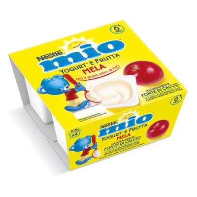 NESTLE MIO MERENDA YOGURT MELA 4X100