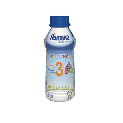 HUMANA 3 LATTE LIQUIDO 470 ML
