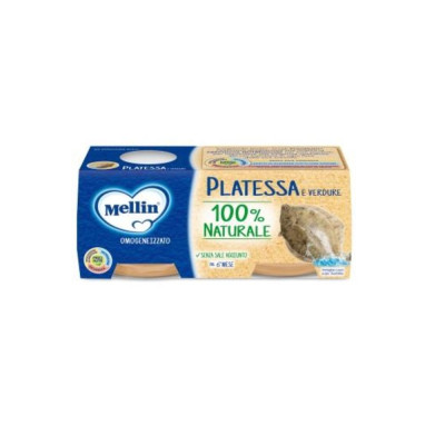 MELLIN OMOG PLATESSA 2X80G
