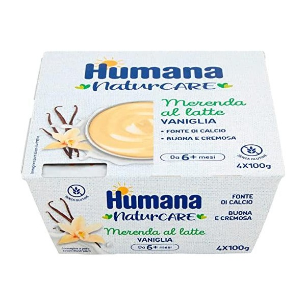 HUMANA MERENDA VANIGLIA 4X100G