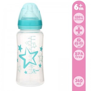 KIOKIDS BIBERON 360ML AZZURRO