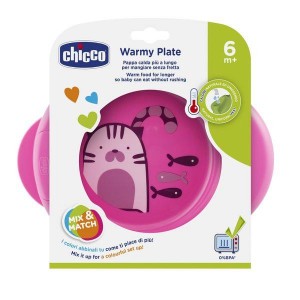 CHICCO PIATTO PAPPACALDA 6M+ ROSA