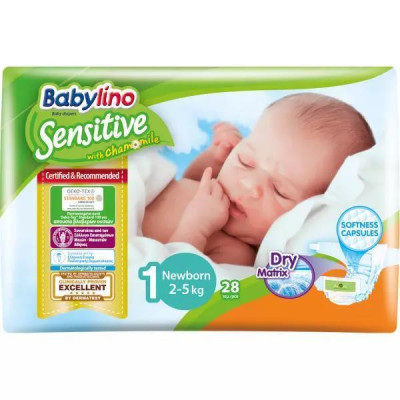 BABYLINO PANNOLINO SENSITIVE 1 MIS PEZZI 28  2-5 KG
