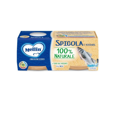 MELLIN OMOG SPIGOLA 2X80G