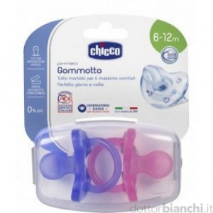 CHICCO GOMMOTTO 6-16M GIRL 2 PEZZI