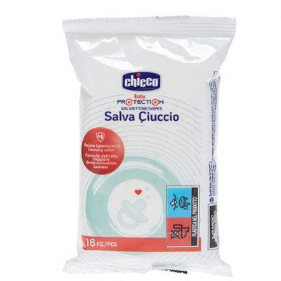 CHICCO SALVIETTE PULISCI CIUCCIO 16 PZ