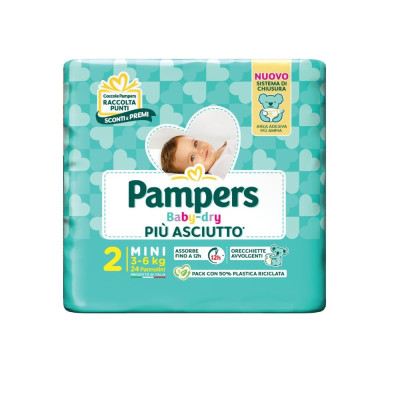 PAMPERS BABYDRY MINI TG2