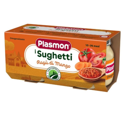PLASMON OMOGENEIZZATO RAGU' MANZO 2X80G