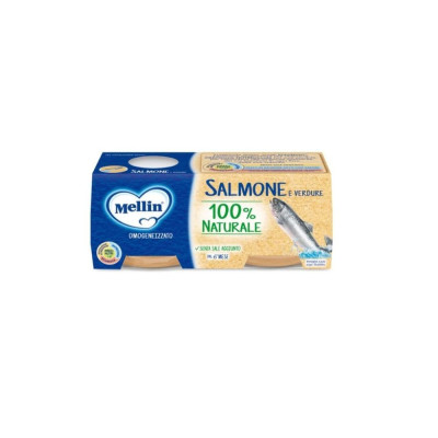 MELLIN OMOG SALMONE 2X80G