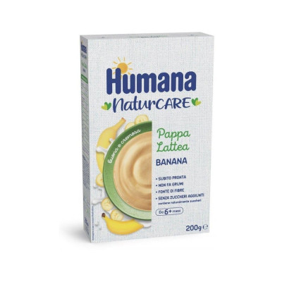 HUMANA PAPPA LATTEA BANANA200G