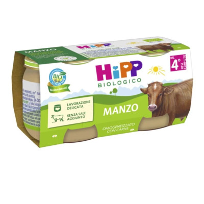 HIPP BIO OMOG MANZO 2X80G