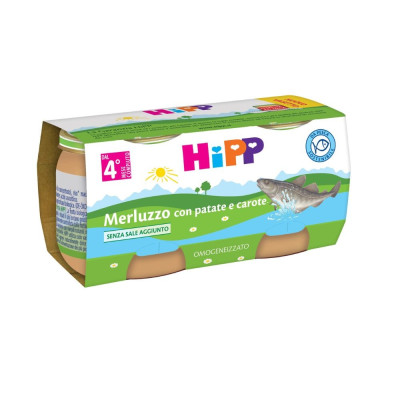 HIPP OMOGENEIZZATO MERLUZZO/CAROTE/PATA