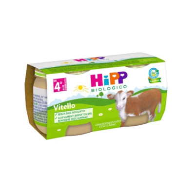 HIPP BIO OMOG VITELLO 2X80G