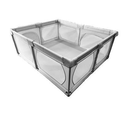 LEONIE BOX RECINTO BABY SPACE GREY CON  MATERESSINO 180X15CM