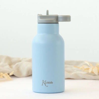 KIOKIDS BOTTIGLIA IN ACCIAIO INOX BLU 350ML