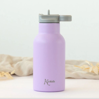KIOKIDS BOTTIGLIA IN ACCIAIO INOX LAVANDA 350ML