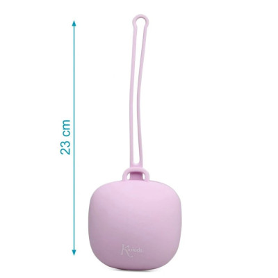 KIOKIDS PORTA SUCCHIETTO IN SILICONE LAVANDA