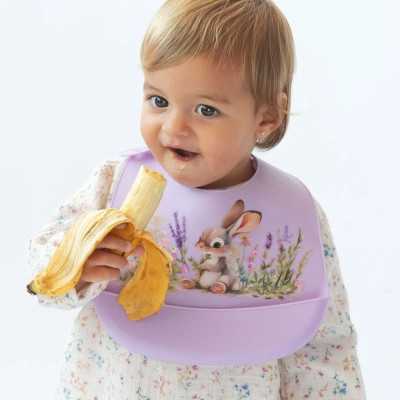 KIOKIDS BAVAGLINO SILICONE LAVANDA