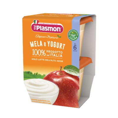 PLASMON MERENDA LATTE MELA YOGURT