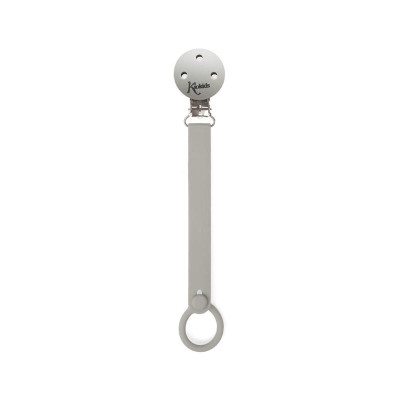 KIOKIDS CLIPS PORTASUCCHIOTTO SILICONE GRIGIO