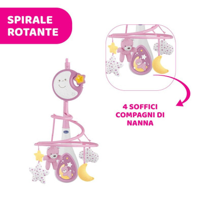 CHICCO GIOSTRINA CULLA NEXT2 DREAMS ROSA