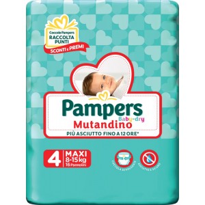 PAMPERS BD MUT SM TG4 MX 16PZ