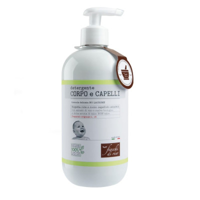 DETERGENTE CORPO E CAPELLI FIOCCHI DI RISO 400ML