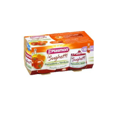 PLASMON OMOGENEIZZATO POMODORO E VERDURE 2X80G