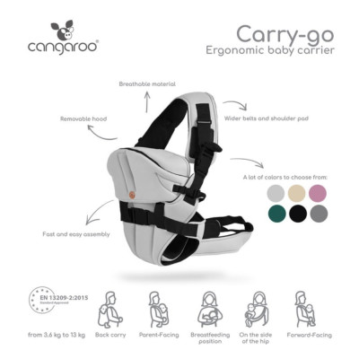 MONI MARSUPIO CARRIER CARRY GO BLACK