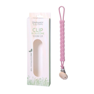 UNIFAMILY CLIP SILICONE TRECCINA BLUSH
