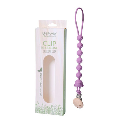 UNIFAMILY CLIP SILICONE ORSETTO MALVA