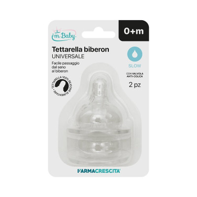 IMBABY TETTARELLA BIB SLOW 2PZ