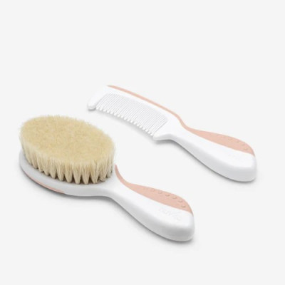 NUVITA SET SPAZZOLA E PETTINE ROSA