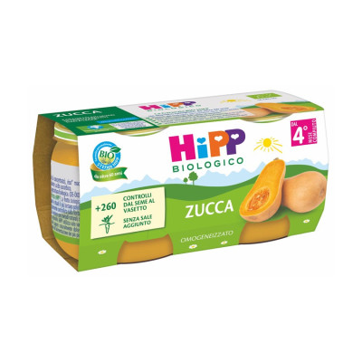 HIPP OMOGENEIZZATO ZUCCA 2X80GR