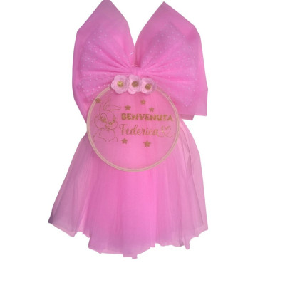 COCCARDA NASCITA PERSONALIZZATA LUCI OFFERTA