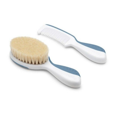 NUVITA SET SPAZZOLA E PETTINE BLU